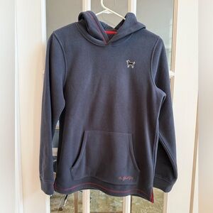 NWOT - Black Dog Navy Blue Fleece Pullover. Youth Large.